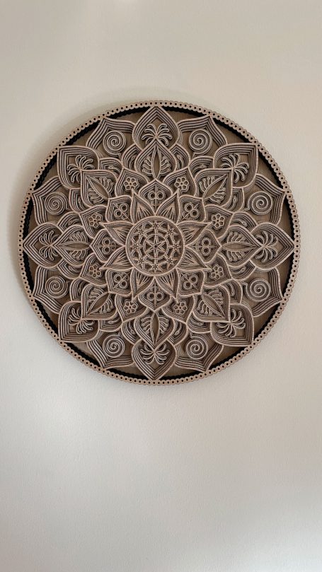 Hand Made Multi Layer 3D Mandala