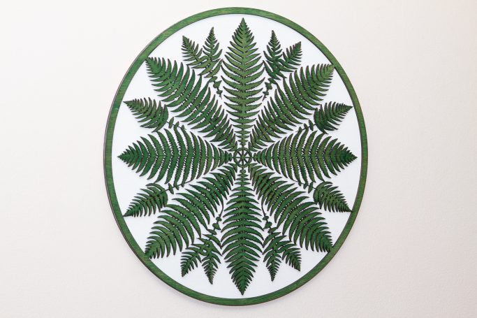 Mandala Fern Wall Art Hand Made Inverness Highlands Scotland UK