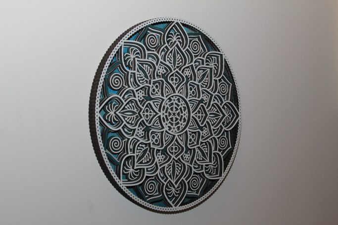 Hand Made Multi Layer 3D Mandala