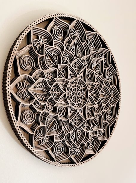 Hand Made Multi Layer 3D Mandala