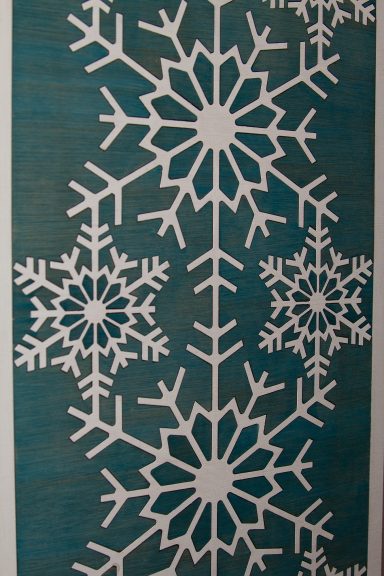 Snow Flake Mandala Wall Art