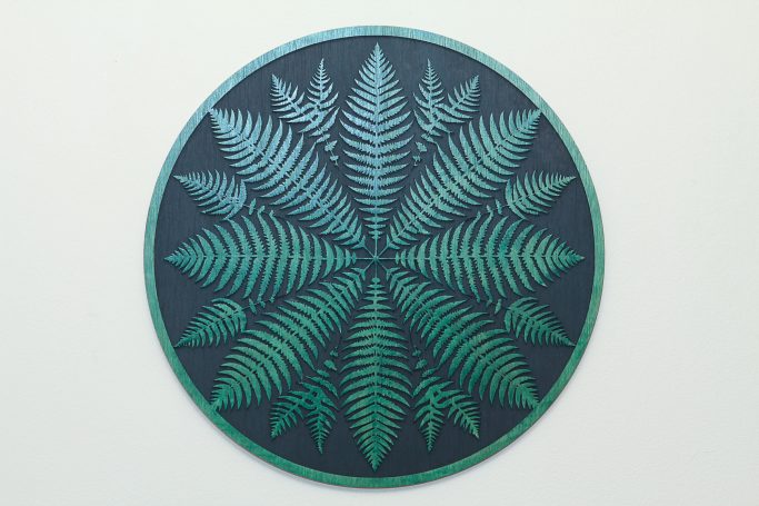 Fern Mandala Wall Art Hand Made Inverness Highlands Scotland