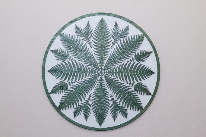 Mandala Fern Wall Art Hand Made Inverness Highlands Scotland UK