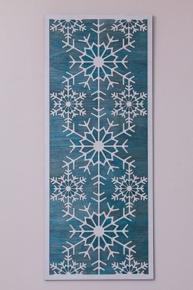 Snow Flake Mandala Wall Art