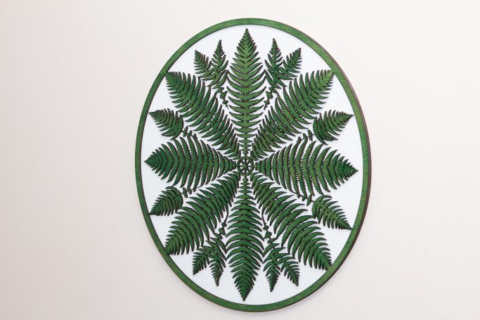 Mandala Fern Wall Art Hand Made Inverness Highlands Scotland UK