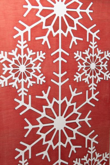 Snow Flake Mandala Wall Art