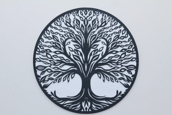 Tree of Life Mandala Wall Art Hand Made Inverness Highlands Scotland